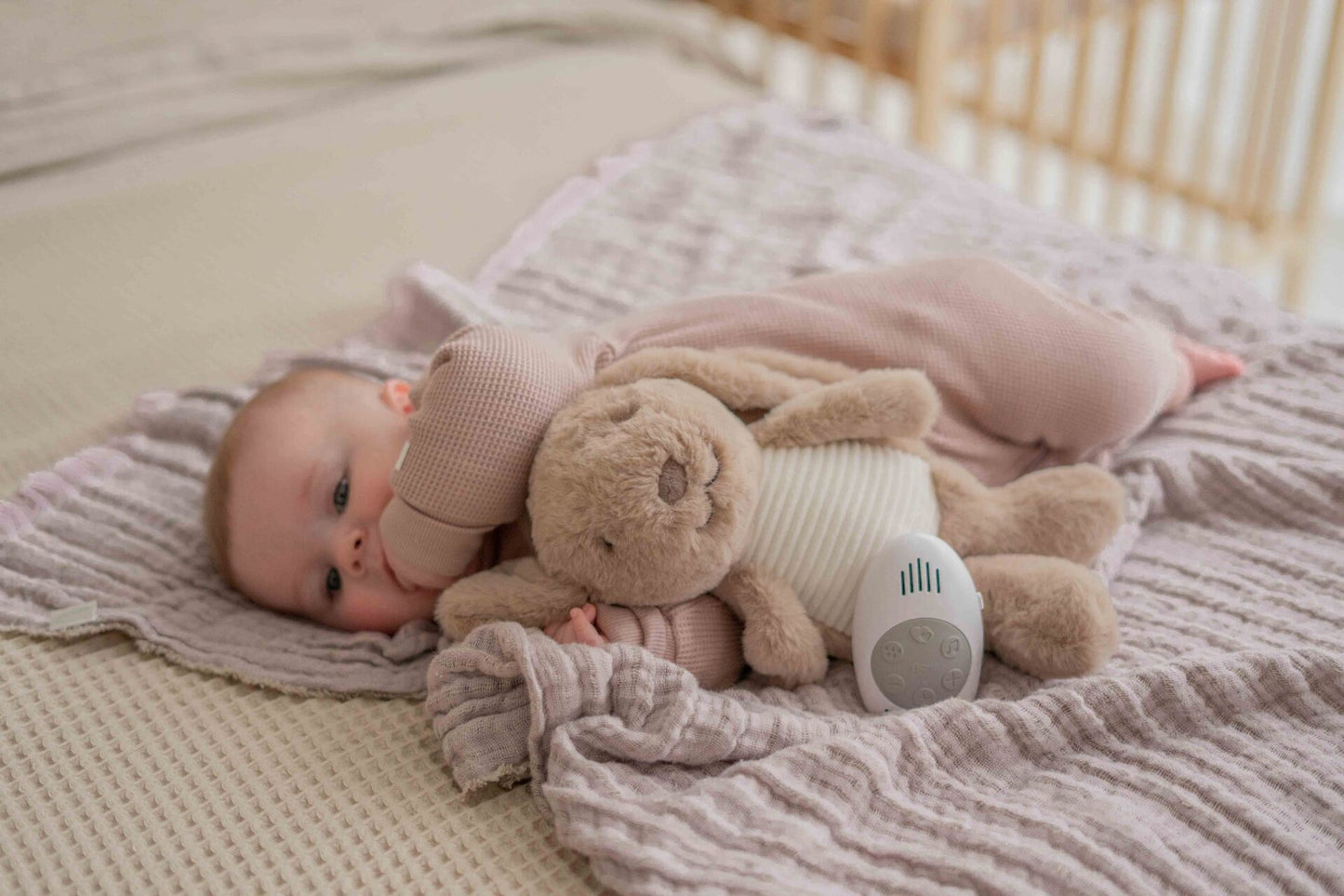 Schlaf Gut Softtoy Hase Milo braun - von flow