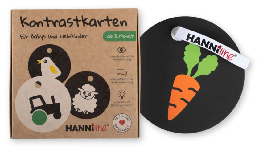 Hanniline Kontrastkarten 3. Monat