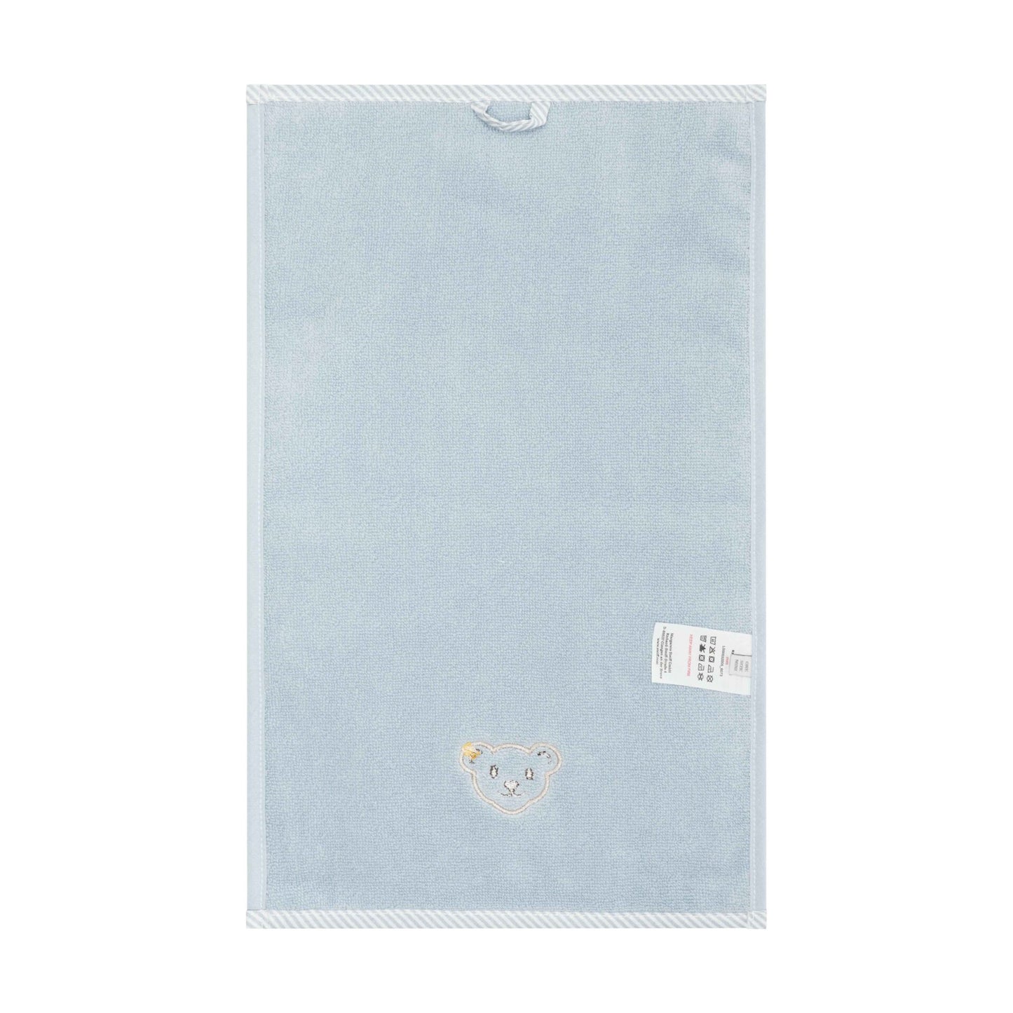 Handtuch klein hellblau - von steiff