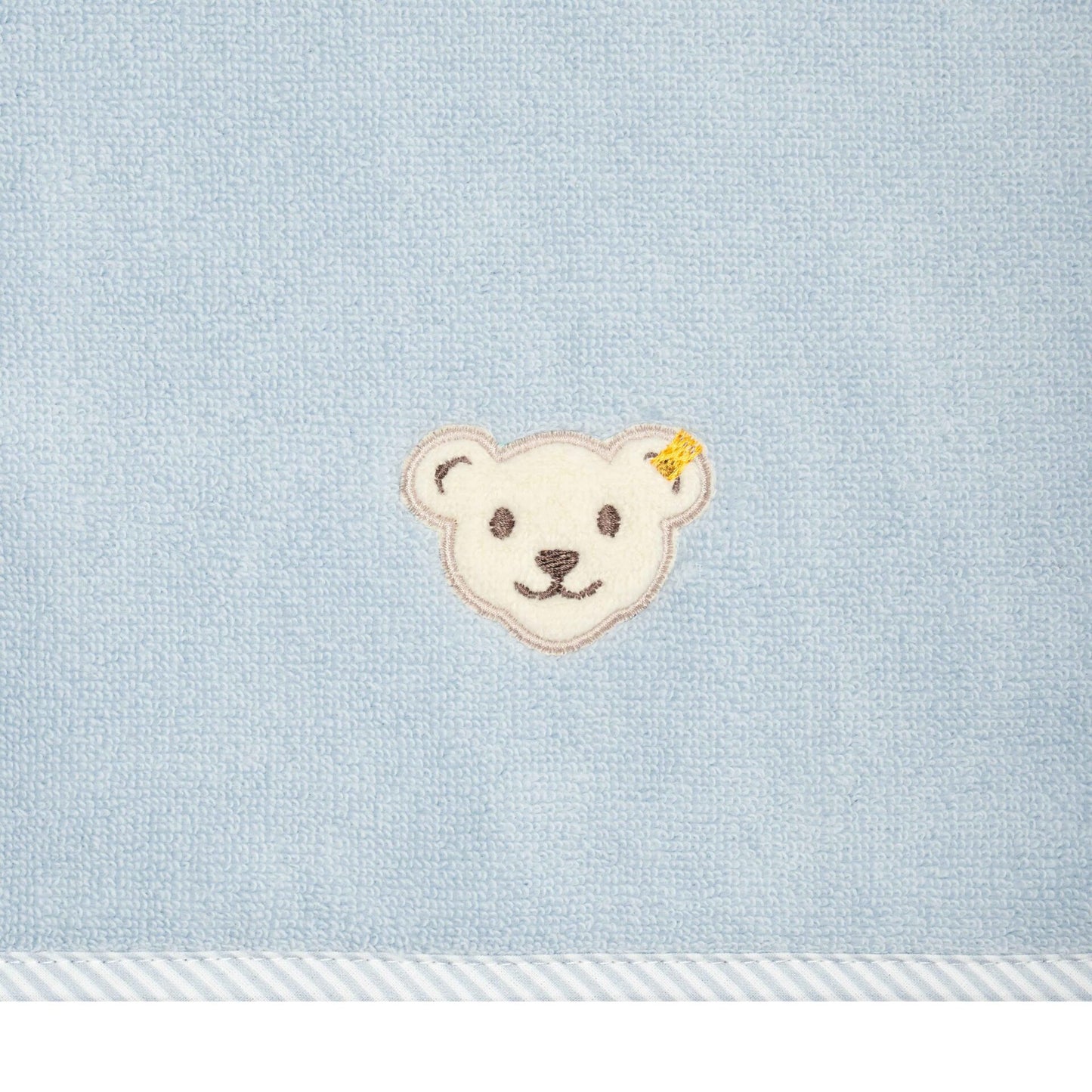 Handtuch klein hellblau - von steiff