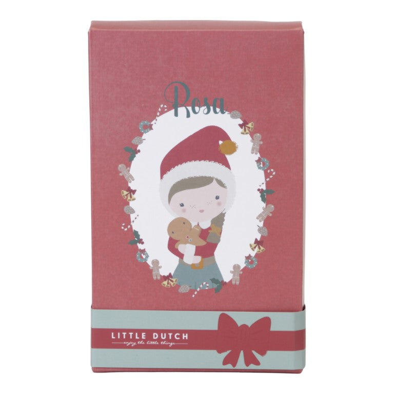 Kuschelpuppe X-Mas Rosa - Little Dutch