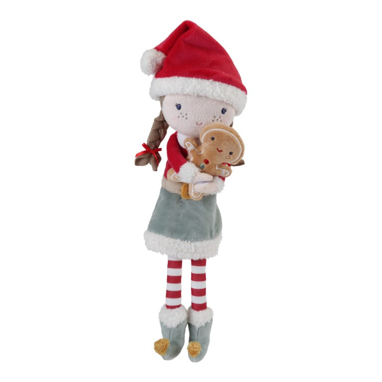 Kuschelpuppe X-Mas Rosa - Little Dutch