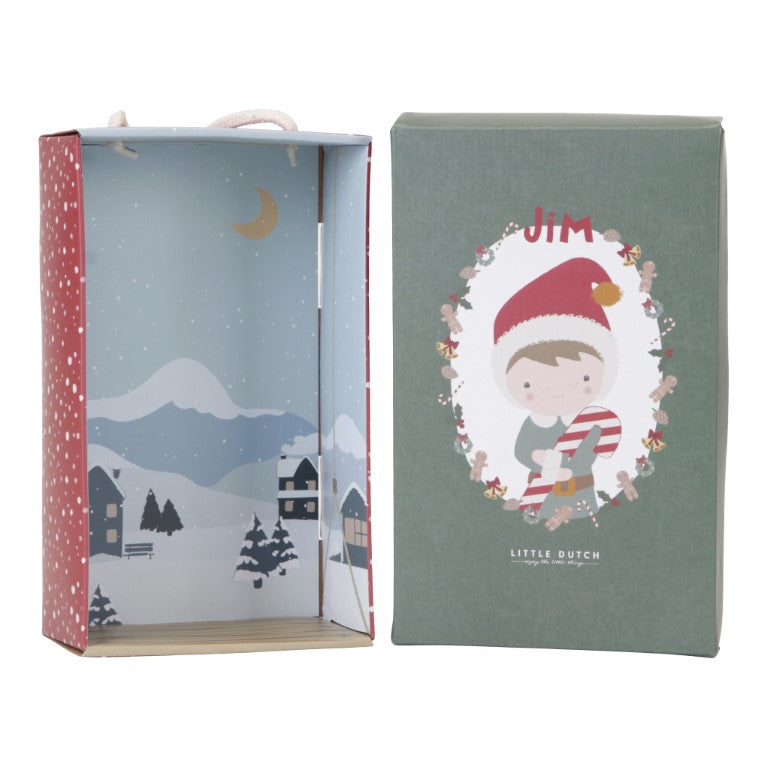 Kuschelpuppe X-Mas Jim - Little Dutch