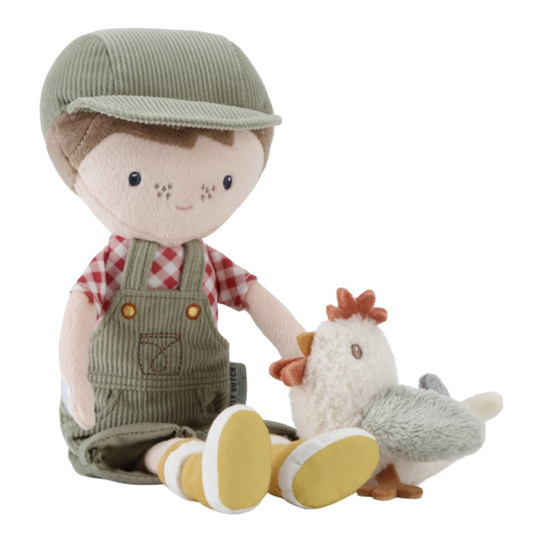 Holländischer Farmer Jim mit Huhn - von little dutch