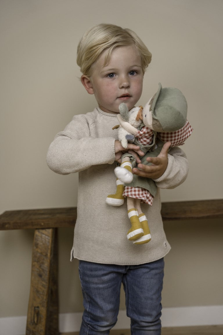 Holländischer Farmer Jim mit Huhn - von little dutch