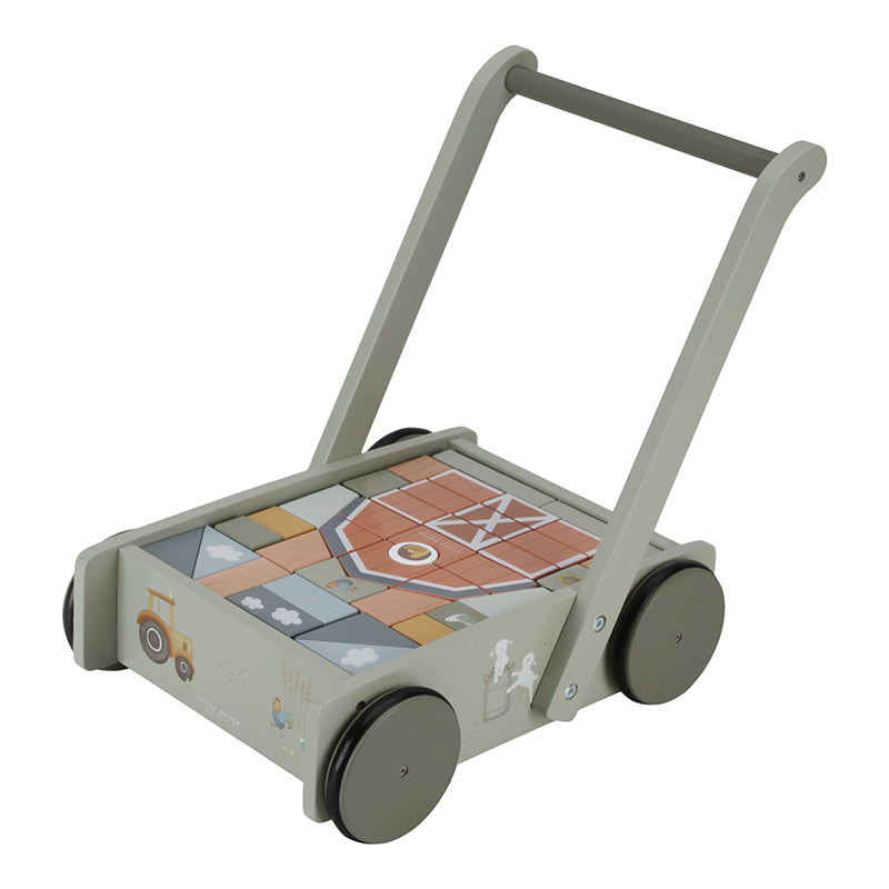 Wagen mit Bauklötzen - von little dutch