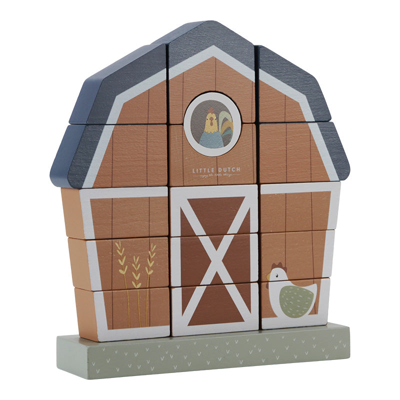 Stapelspiel Little Farm - little Dutch