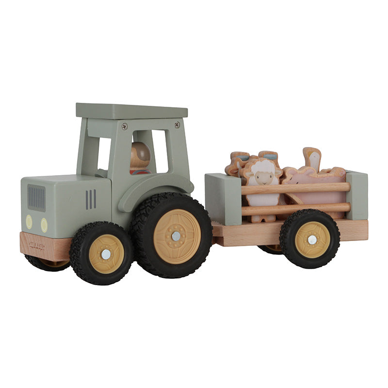 Traktor mit Anhänger Little Farm - little Dutch
