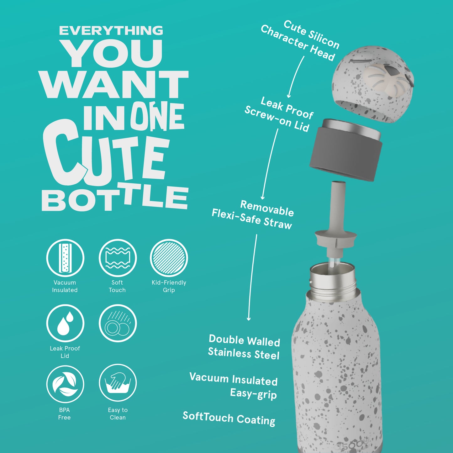Bestie Thermoflasche Robbe