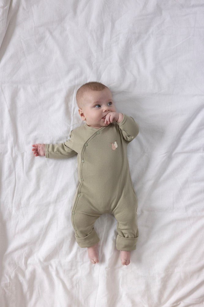 Jumper / Schlafanzug Pears grün - von feetje