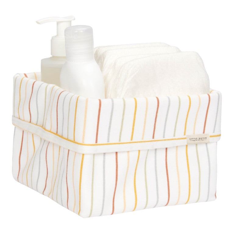 Pflegekörbchen klein Vintage sunny stripes - von little dutch