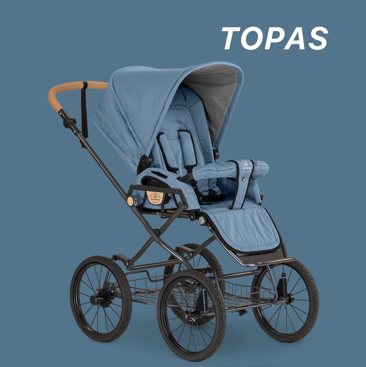 IDA Kinderwagen geflochten Topas - von Naturkind