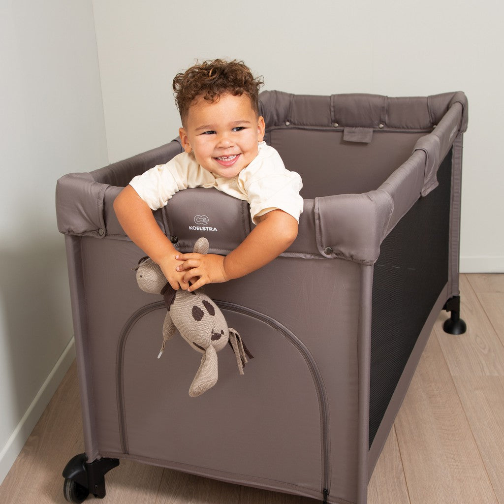 Reisebett Truffle Grey