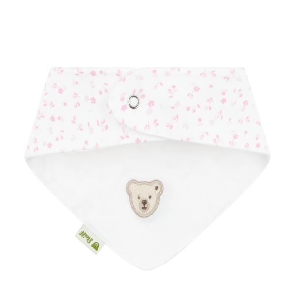 2er Set Halstuch rosa Blümchen - von Steiff