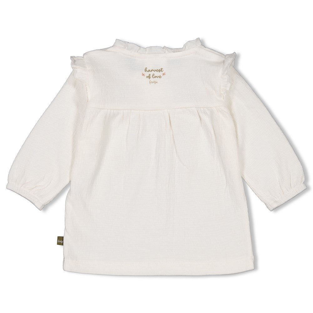 Langarmshirt Harvest of Love offwhite - feetje