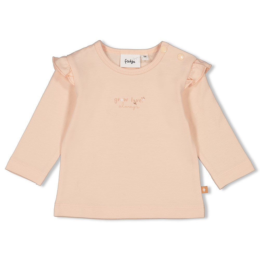 Langarmshirt Little Rosebud rosé - von feetje
