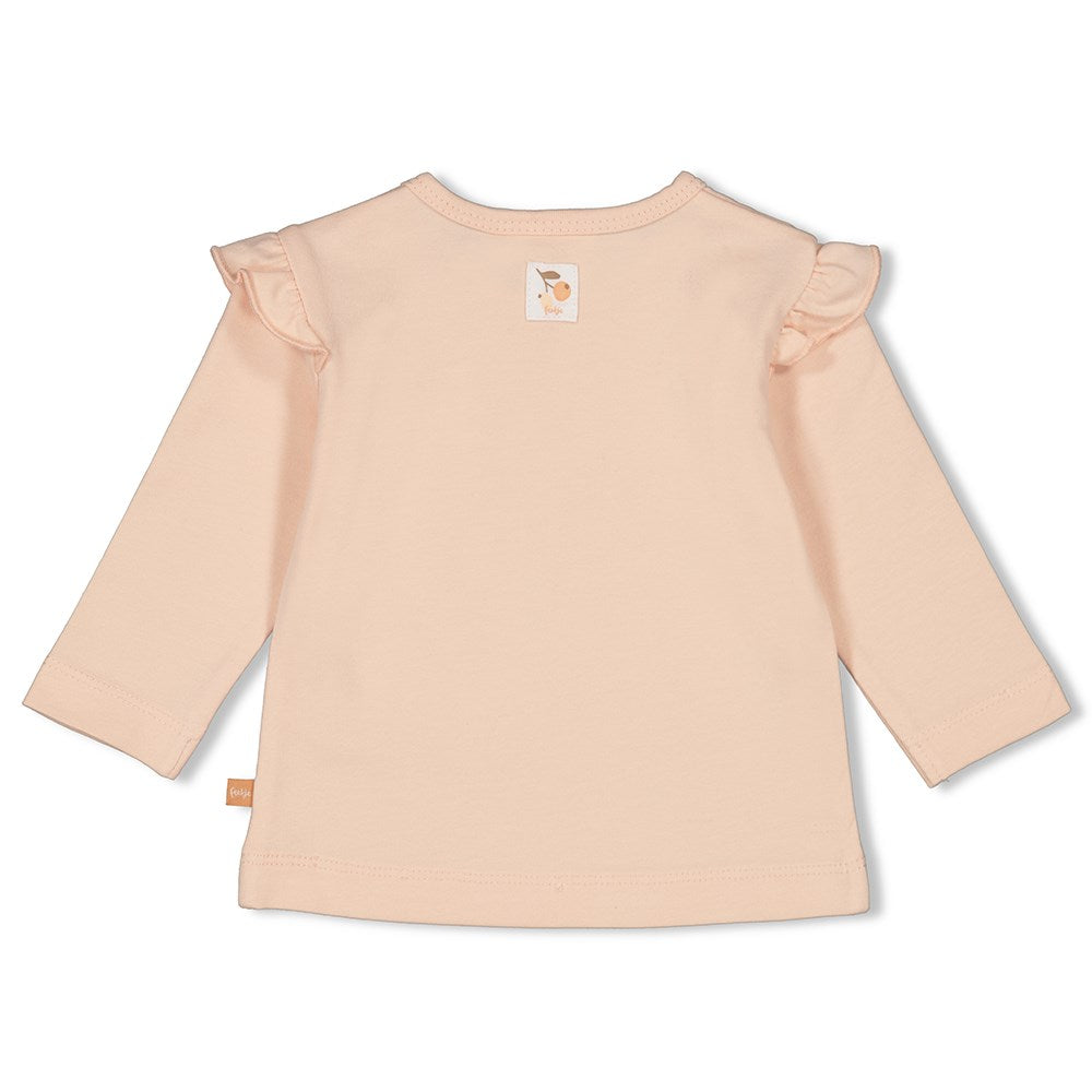 Langarmshirt Little Rosebud rosé - von feetje
