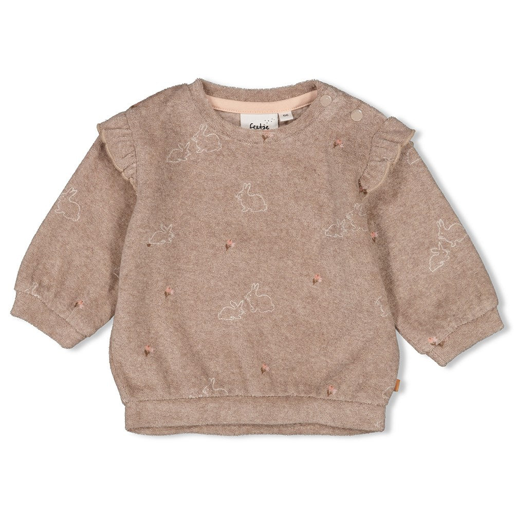 Sweater Frottee Little Rosebud - von feetje
