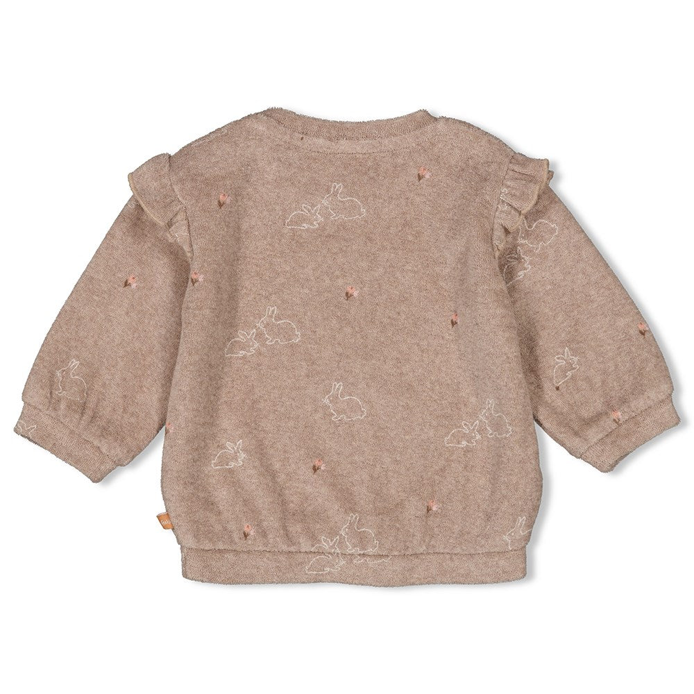 Sweater Frottee Little Rosebud - von feetje