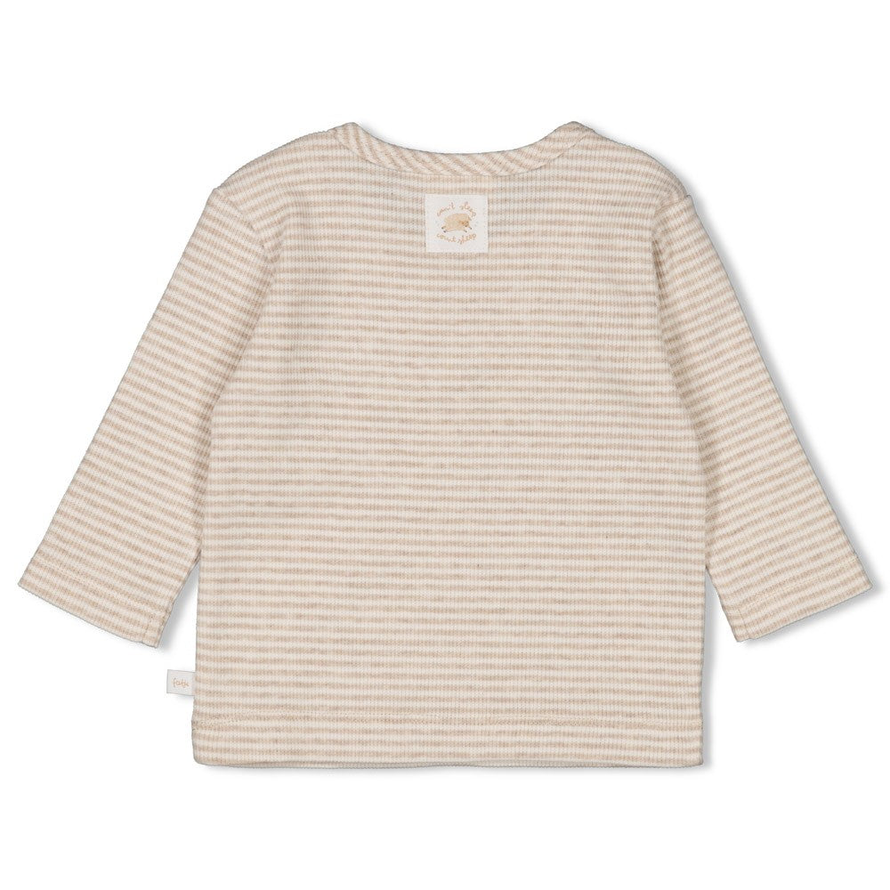 Gerippte Longsleeve Ringel - Sleepy Sheepy