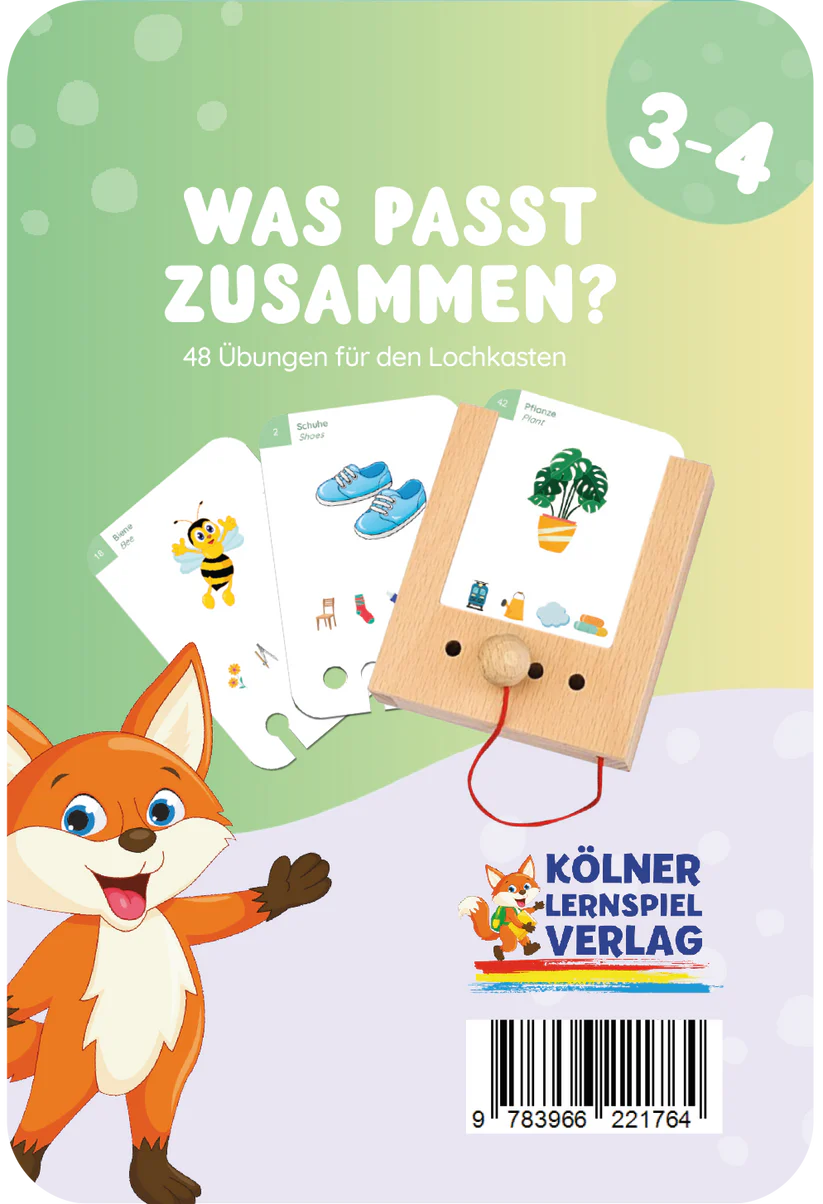 Was passt zusammen 3-4J.