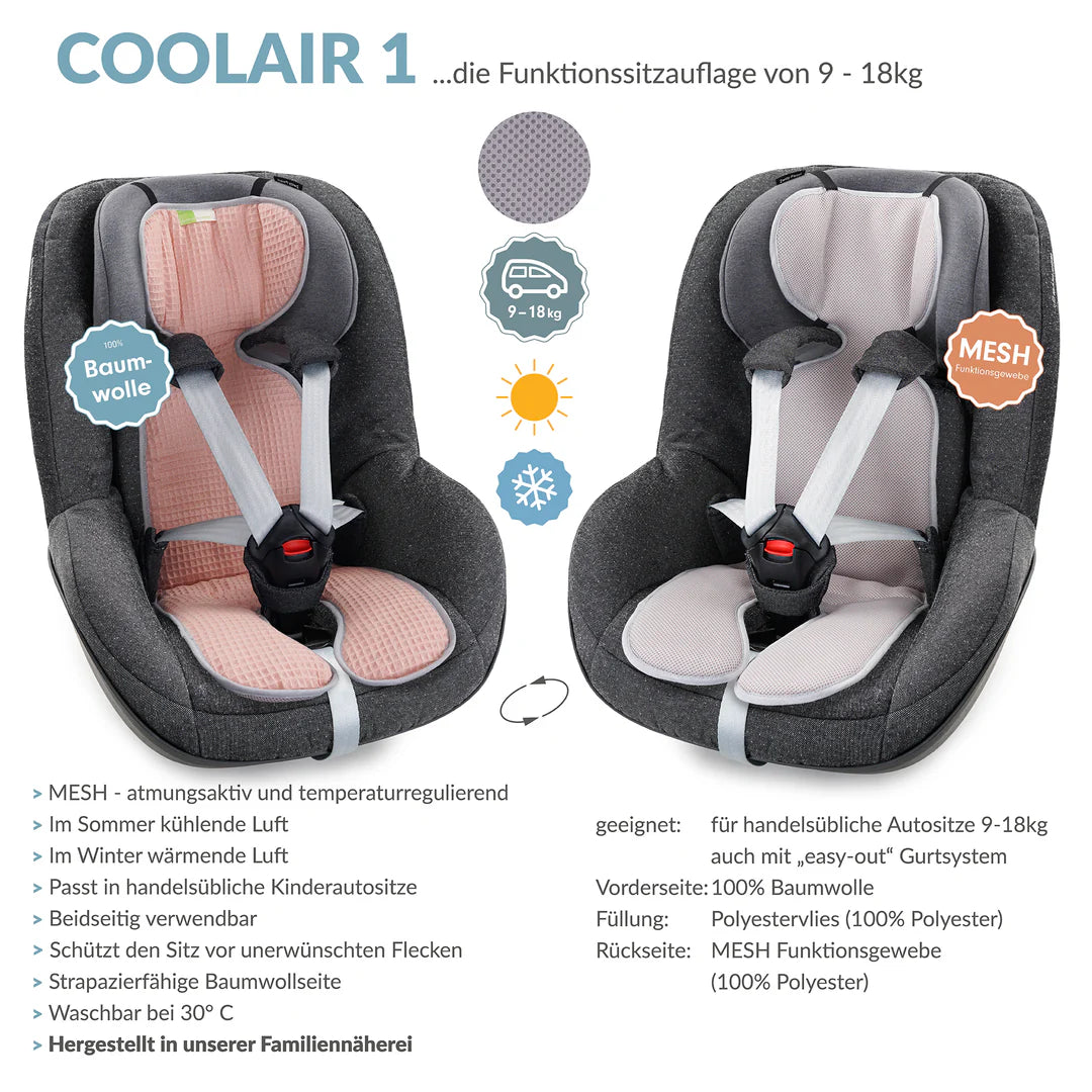 Coolair Sitzauflage Gr. 1 anthrazit - von liebes von priebes