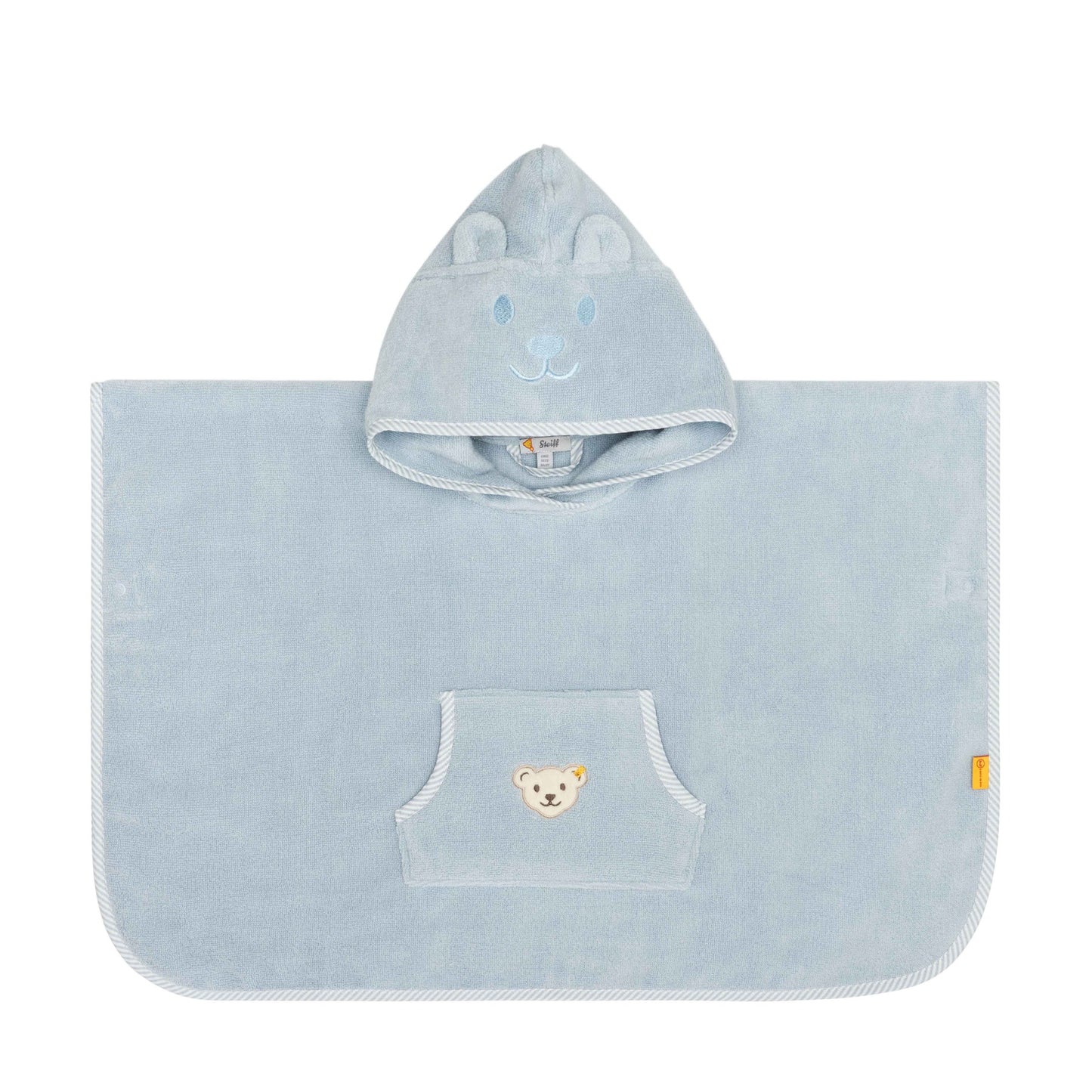 Bade Poncho blau - von steiff