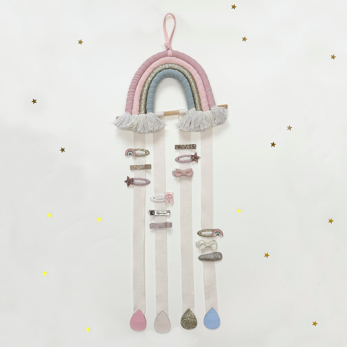 Rainbow Drops Clip Hanger - von rockahula
