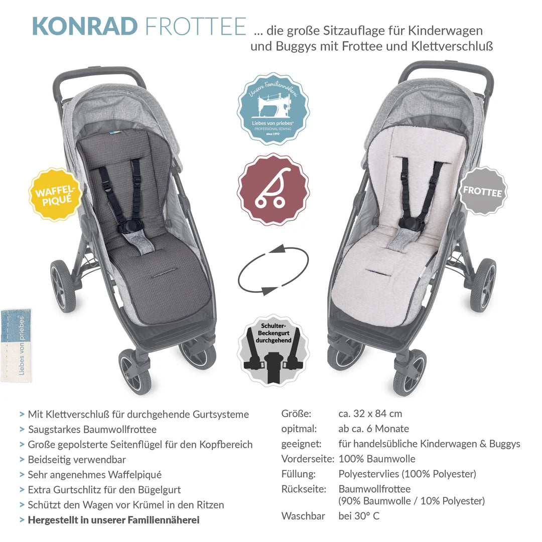 Konrad Sitzauflage Waffel stone - priebes