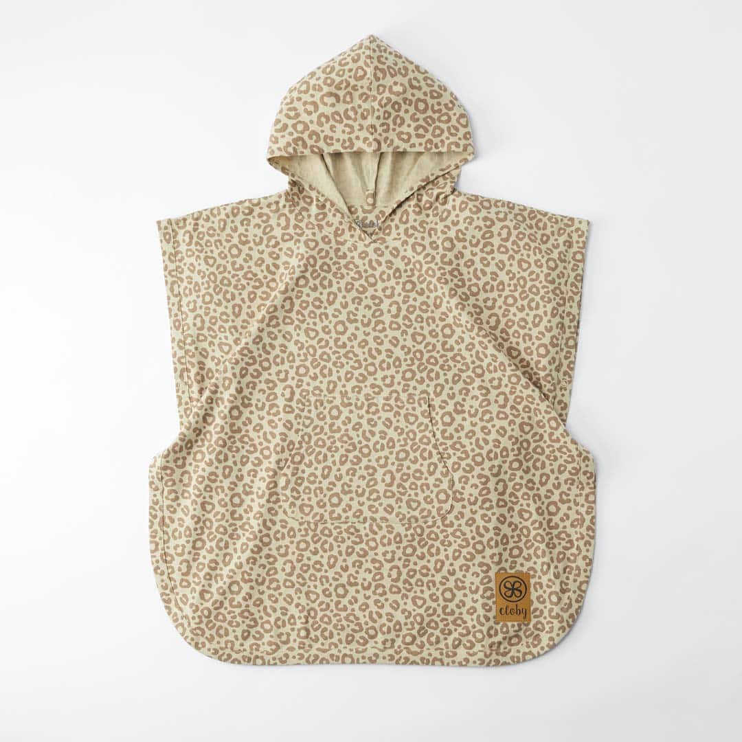 UV-Poncho 1-3J. Leopard Brown - cloby