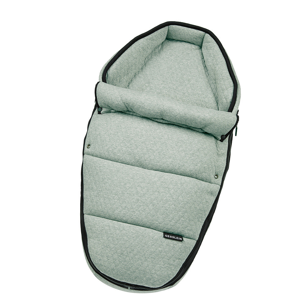 Gesslein Nestchen Minze Jersey Gesteppt