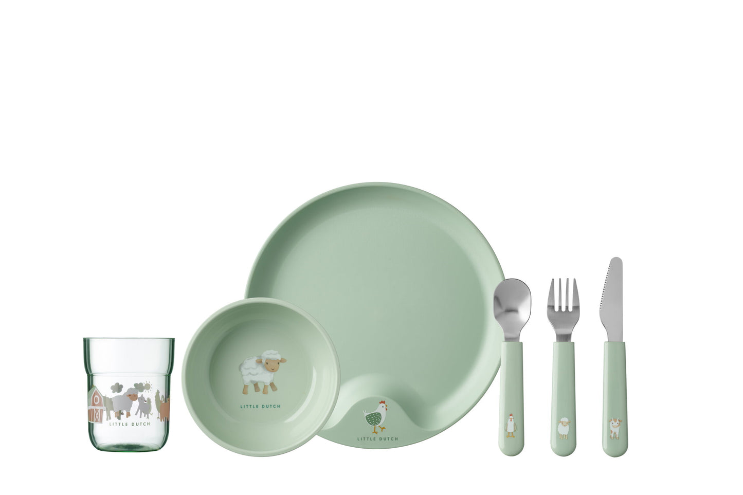 Kinder Geschirr Set Little Farm - von Mepal