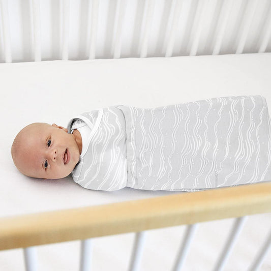 Puck-Mich-Sack Silver Waves - von ergobaby