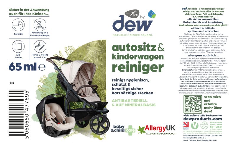 Autositz & Kinderwagen Reiniger by dew