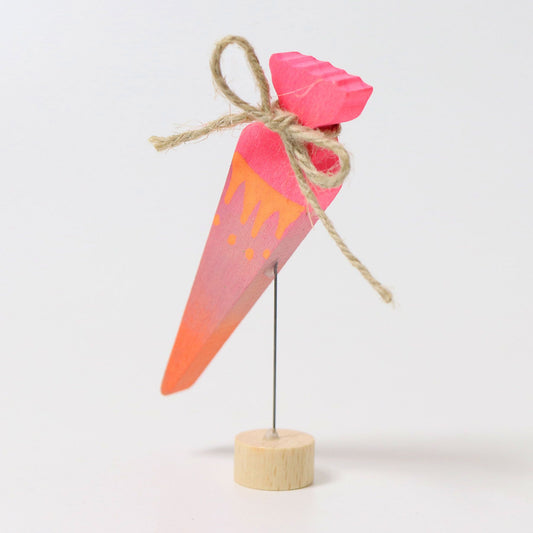 Steckfigur Schultüte neonpink - von Grimm's