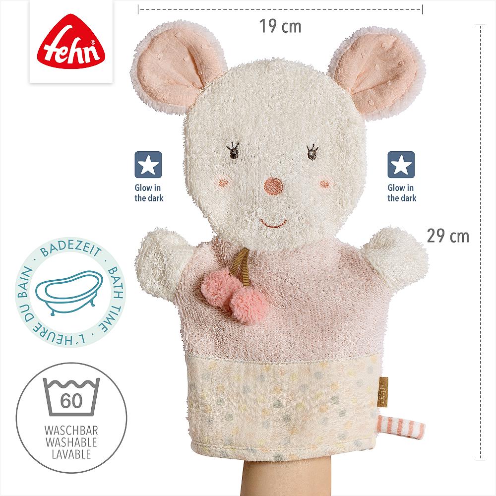 Waschhandschuh Maus