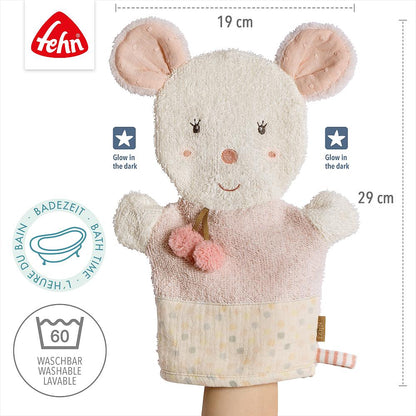 Waschhandschuh Maus