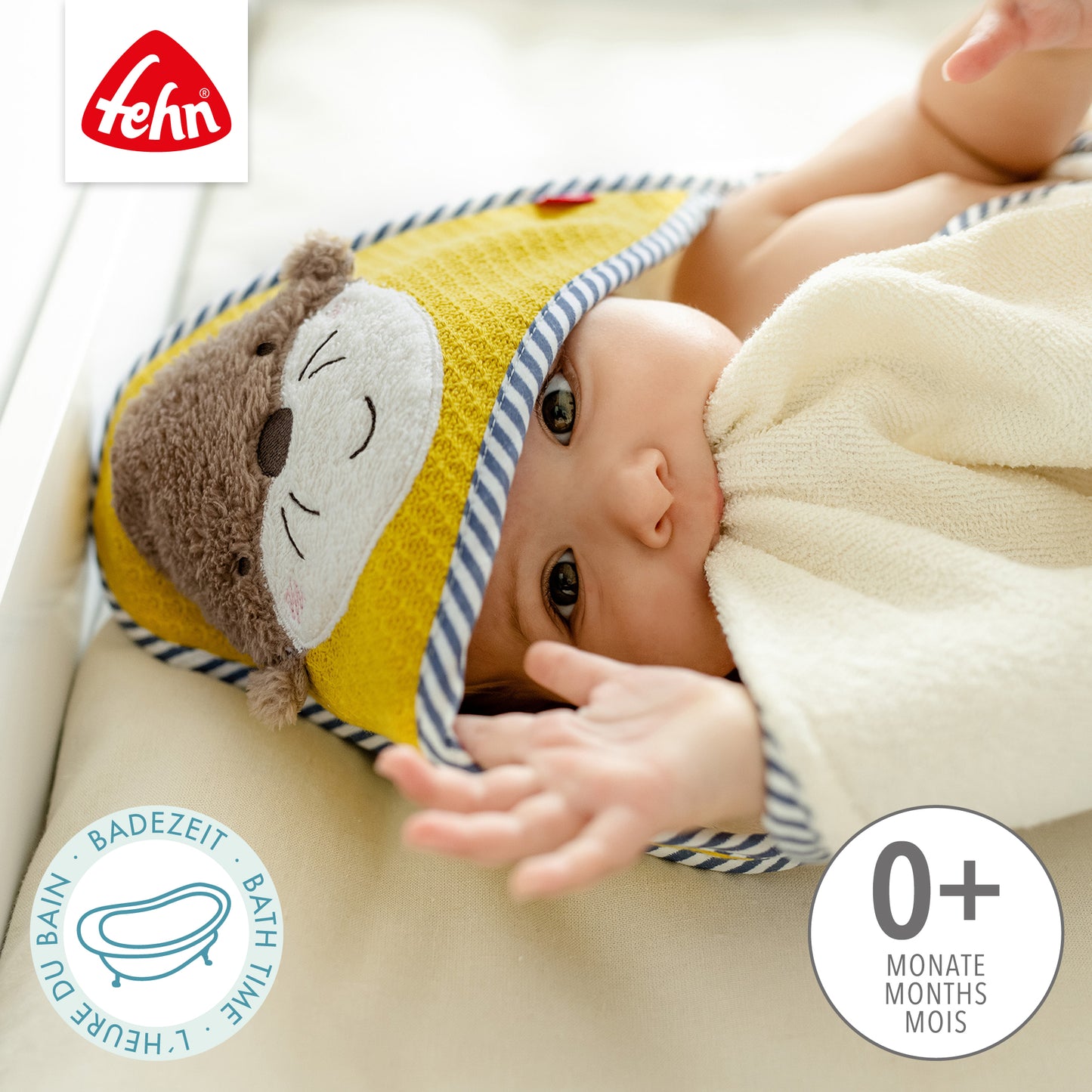 Kapuzenbadetuch Otter Theo