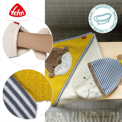 Waschhandschuh Fisch