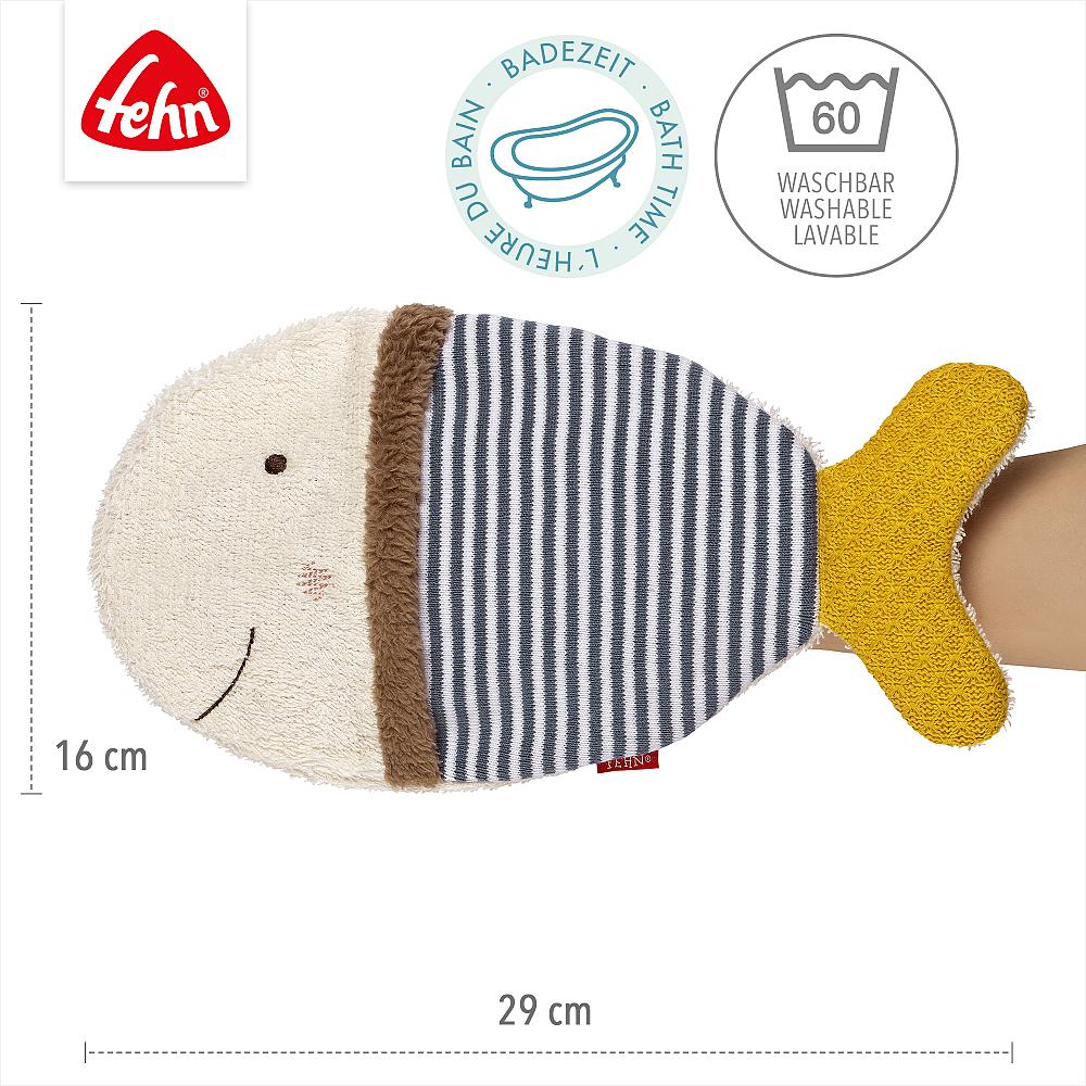 Waschhandschuh Fisch