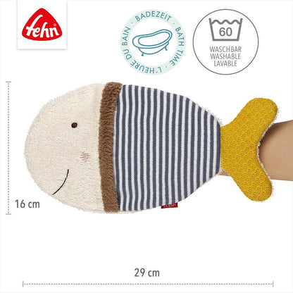 Waschhandschuh Fisch
