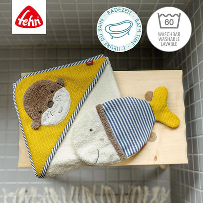 Waschhandschuh Fisch