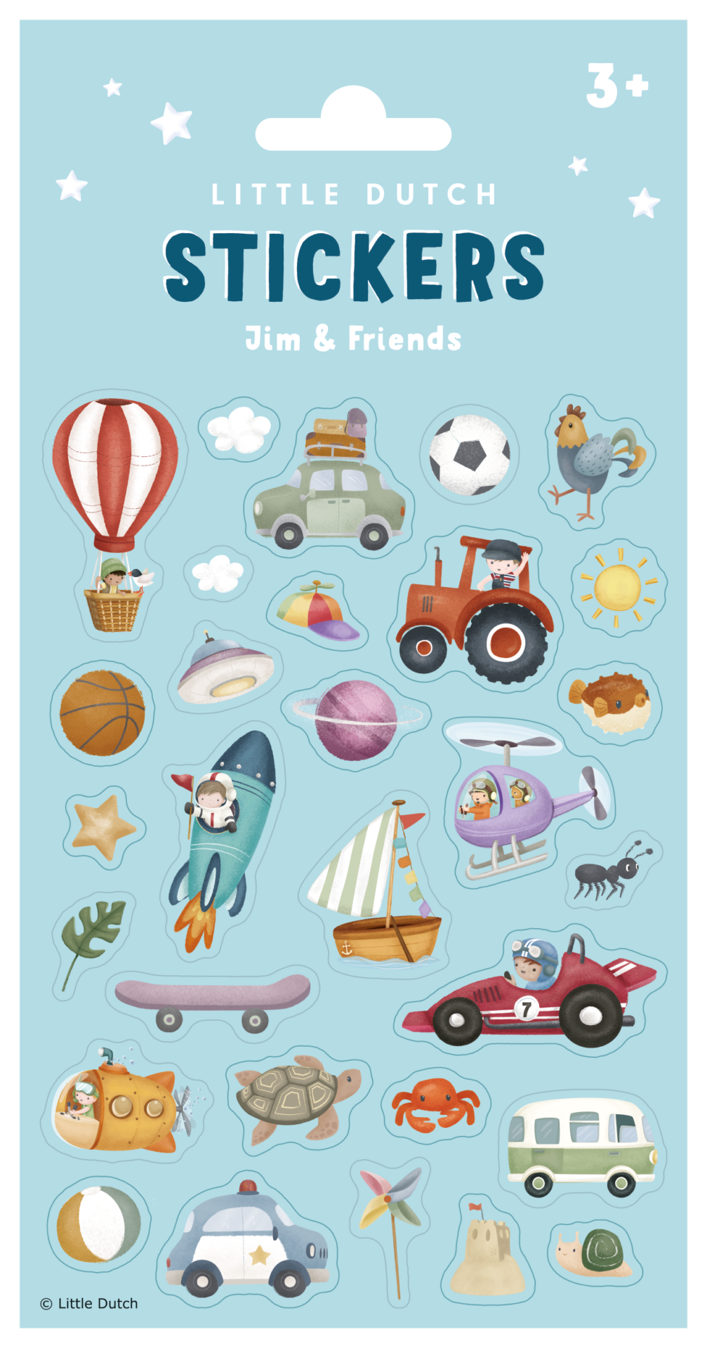 Sticker Jim & Friends - little dutch
