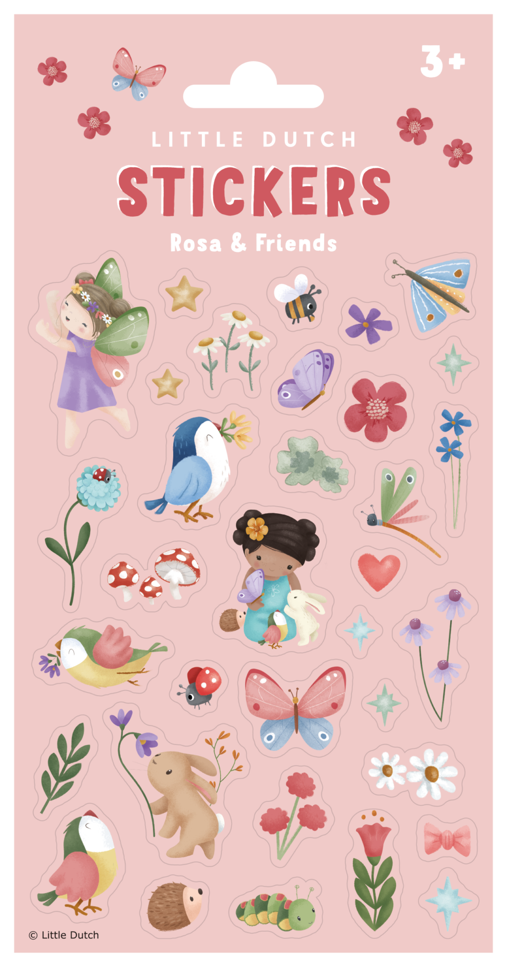 Sticker Rosa & Friends - little dutch