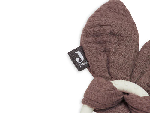 Beißring Silikon Bunny Chestnut - jollein