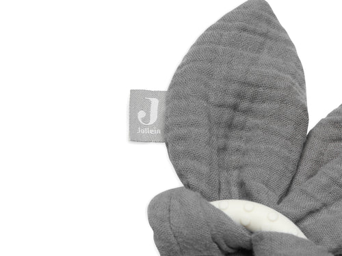Beißring Silikon Bunny Storm Grey - jollein