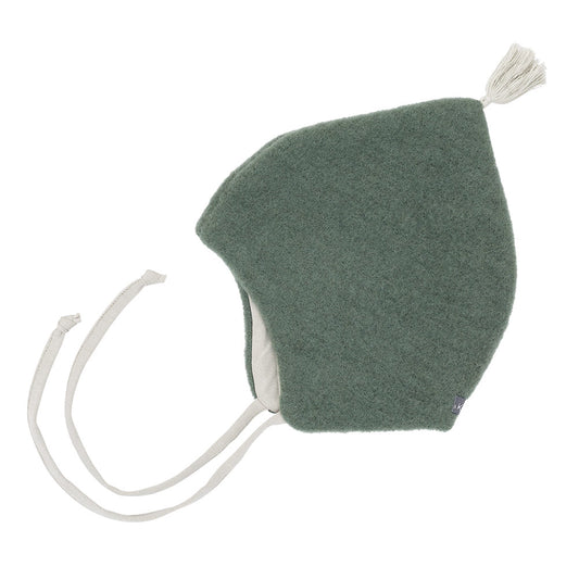 Wollfleece Mütze Pine/DarkGreen - von KitzHeimat