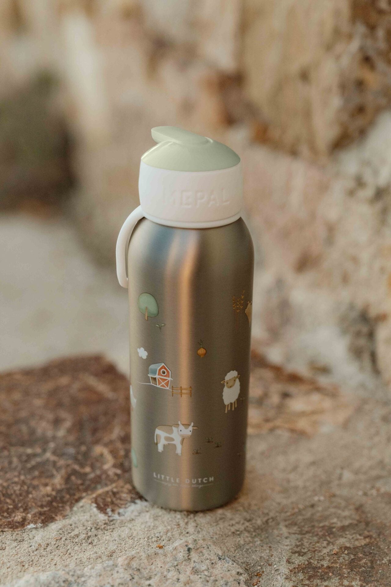 Thermoflasche Flip-Up - Little Farm - von MEPAL