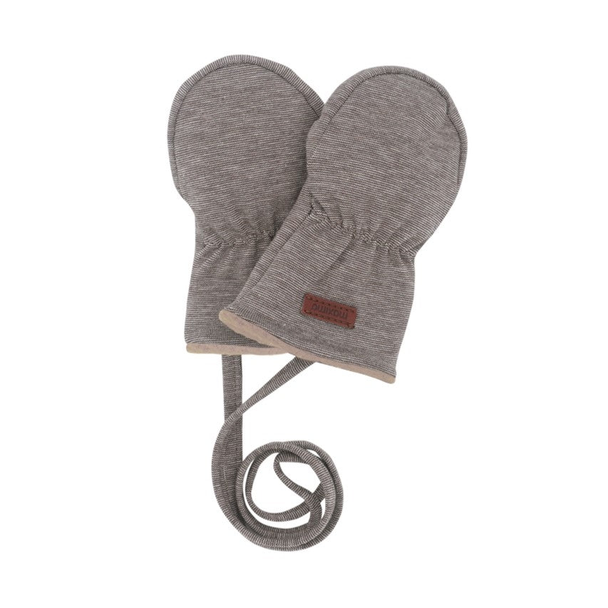 BABY Fausthandschuhe braunmeliert - von Maximo