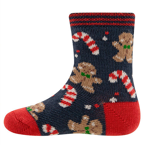Socken Lebkuchenmännchen blau - von ewers
